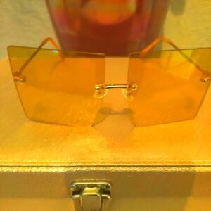 Gold Squared Sunglasses